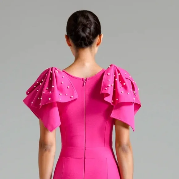 Taylor Diamante Bandage Dress - Picture 4 of 4